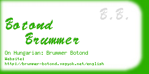 botond brummer business card